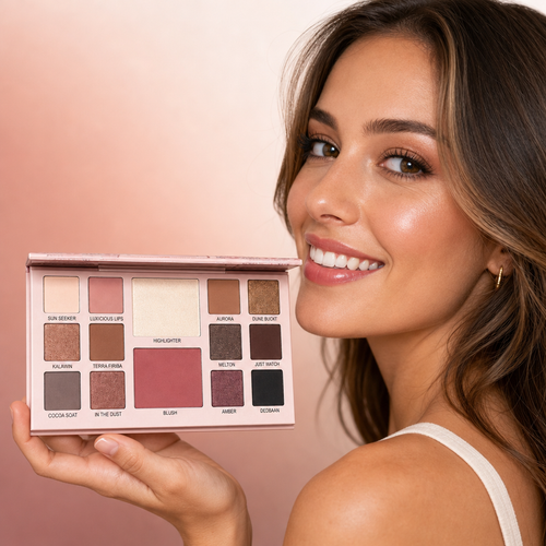 The Complete Glow Collection palette and essentials